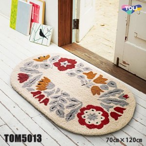 画像1: 【東リ】 マット TOM5103　 70cm×120cm 玄関からキッチンまで使える東リのマット。ラグで人気のパターンから個性的なカタチのものまで、バリエーションに富んだラインナップをご用意しました。