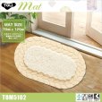 画像1: 東リ マット TOM5102　70cm×120cm　柔らかく、シンプルなニット柄。さりげない光沢感が上品な風合いを演出します。玄関やキッチン、お部屋のアクセントにも！★送料無料（北海道、沖縄県、離島は除きます） (1)