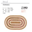 画像2: 東リ マット TOM5003　50cm×80cm　玄関からキッチンまで使える東リのマット。ラグで人気のパターンから個性的なカタチのものまで、バリエーションに富んだラインナップをご用意しました。 (2)