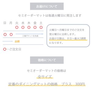画像4: 【セミオーダーダイニングマット】東リ 185cm×300cm  拭ける 95色からカラーを選択  抗菌 抗ウィルス 防カビ 防炎  床暖OK