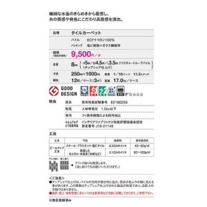 画像3: 東リ タイルカーペット ディファブリエ GX-9650V GX9651V-GX9655V　低炭素・防炎・制電・防汚