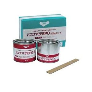 画像1: 東リ FRPユニットバス下地材 バスナパテEPO　500g×1セット 浴室床のユニットバス　FRP下地・不陸調整補修用パテバスナアルティ バスナフローレ・床用リフォームシート 在来のお風呂・ユニットバスの床を平らにする、水回り専用 2液性 エポキシパテのセット