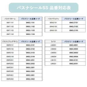 画像3: バスナシールSS バスナフローレ、バスナアルティ、バスナリアルデザイン、ラバナ専用継目・細部処理剤 ★送料無料（北海道、沖縄県、離島は除きます）