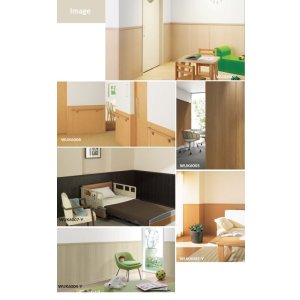 画像3: 東リ ウッドデコ　1m以上10cm単位でご注文いただけます。 腰壁用壁紙 不燃仕上げ可能な腰壁用壁紙。