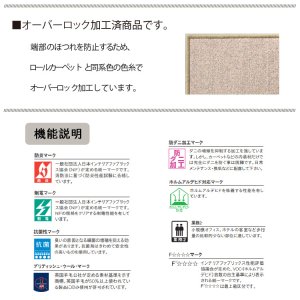 画像6: 東リ  日本製 多機能カーペット 【クラフトジャーニー 4.5畳】ウールラグ/抗菌/防炎/防ダニ/子供/ペット/絨毯/静電/カーペット(ホットカーペット/床暖房/春夏秋冬用/オールシーズン/じゅうたん/ラグ/遊び毛無し ★送料無料(北海道沖縄離島除く)