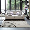 画像1: 東リ ラグ　TOR4509　 140cm×200cm　<br>上質さが感じられる落ち着いたトーンで統一したリーフ柄のラグ。 (1)