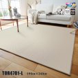画像1: 東リ ラグ TOR4701L   190cm×240cm<br> 和のスタイルだけでなくさまざまな空間に使いやすい平織ラグ。お掃除のしやすさもポイントです。 (1)