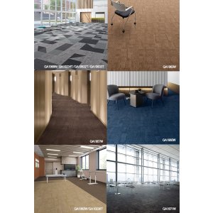 画像11: 東リ タイルカーペット GA100W   50cm×50cm　表情豊かなストライプ柄やヘリンボーン柄。35アイテム！ ランダム・ランダムへリング・シルキーライン2・サンド2・シャドウブロック★送料無料（北海道、沖縄県、離島は除きます。）