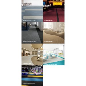 画像7: 東リ タイルカーペット GA100W   50cm×50cm　表情豊かなストライプ柄やヘリンボーン柄。35アイテム！ ランダム・ランダムへリング・シルキーライン2・サンド2・シャドウブロック★送料無料（北海道、沖縄県、離島は除きます。）