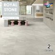 画像1: 東リ　ロイヤルストーン・グラン（457.2ｍｍ×457.2ｍｍ ）ケース（14枚）<br>  大理石の透明感と艶、サンドストーンのマットで緻密な質感を合わせたマテリアルミックスのデザイン。柄とエンボスを同調させ素材感をリアルに表現。 エコマーク認定商品。 (1)