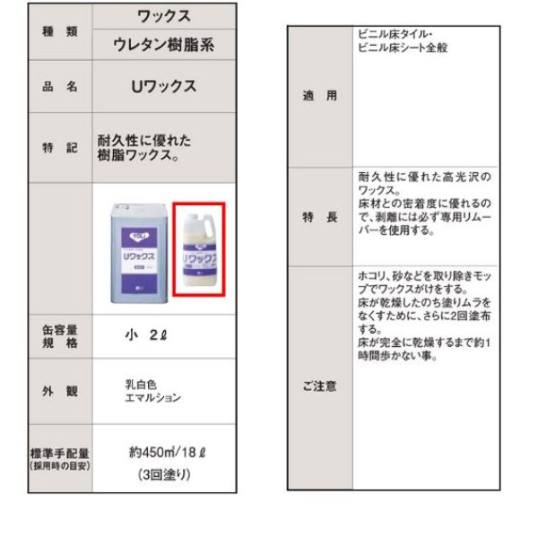 画像2: Uワックス UWAX-S 2リットル ケース 6本 高光沢のワックス<br> (2)