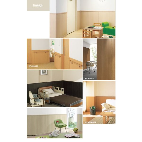 画像3: 東リ ウッドデコ　1m以上10cm単位でご注文いただけます。<br>腰壁用壁紙<br>不燃仕上げ可能な腰壁用壁紙。 (3)