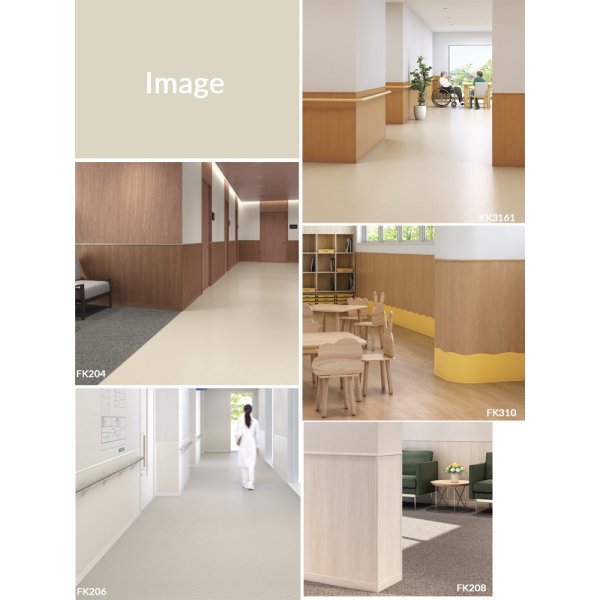 画像4: 東リ 不燃腰壁シート　1m以上10cm単位でご注文いただけます。<br>不燃腰壁用塩ビシート<br>910mm幅 (4)