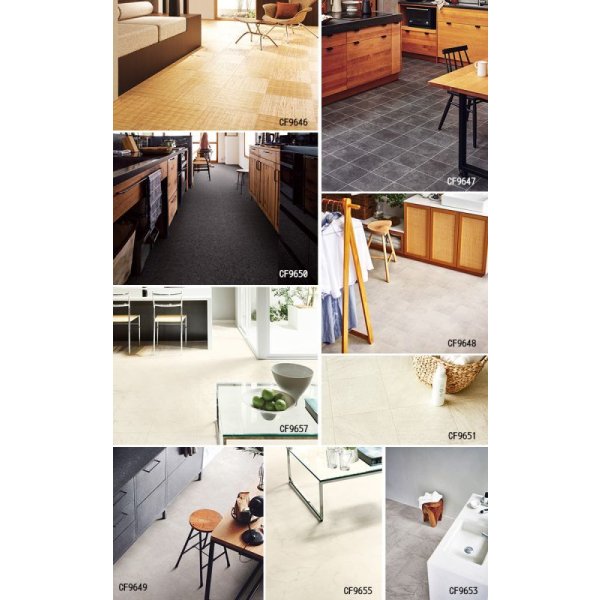 画像8: 【セミオーダーダイニングマット】東リ 185cm×250cm  拭ける 95色からカラーを選択  抗菌 抗ウィルス 防カビ 防炎  床暖OK (8)