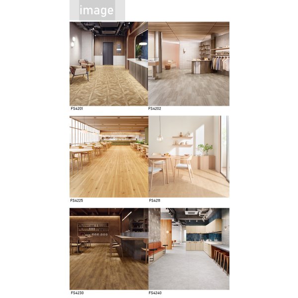 画像8: 東リ 遮音性複層ビニル床シート マチュアNW(10cm単位での販売) 1820mm(厚2mm)ワックスメンテナンス不要。高意匠ファッションシートの「マチュア」にノーワックス機能を追加。かんたんお掃除でキレイが長持ち。 (8)