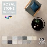 画像: 東リ 塩ビタイル  ロイヤルストーン (300mm×450mm) ケース（20枚） FT   300mm×450mm 色柄サイズともに豊富な石目柄プリントタイル。